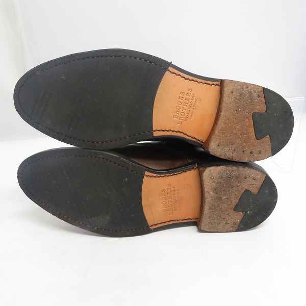 実際に弊社で買取させて頂いたBROOKS BROTHERS×Allen Edmonds/ブルックスブラザーズ×アレンエドモンズ ストレートチップ ビジネスシューズ 7.5Eの画像 2枚目