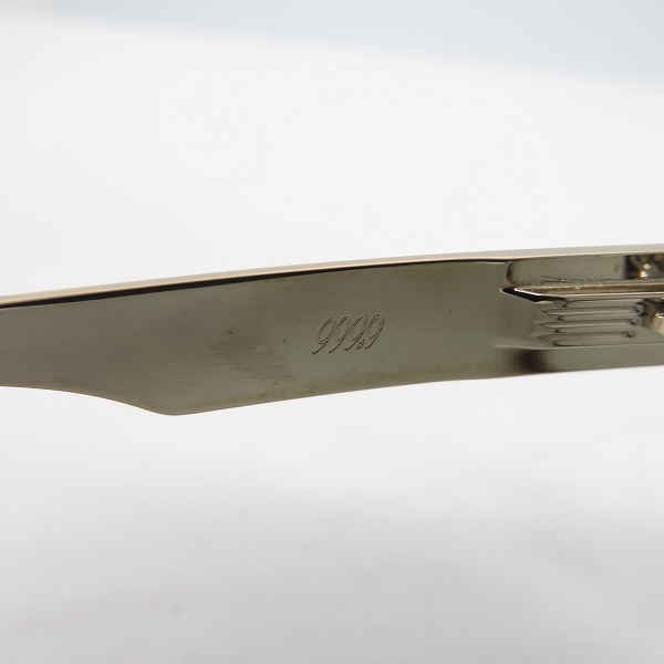 実際に弊社で買取させて頂いた999.9/フォーナインズ フルリム 眼鏡/メガネフレーム M-35 の画像 2枚目