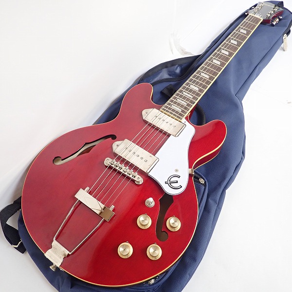 実際に弊社で買取させて頂いた★Epiphone/エピフォン Casino Coupe/カジノクーペ CH セミアコ ソフトケース付