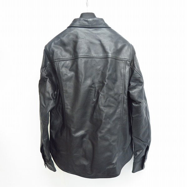 実際に弊社で買取させて頂いた【未使用】THE CRIMIE/クライミー LEATHER BORN FREE SHIRT JACKET CR01-01K5-JK51 Mの画像 1枚目