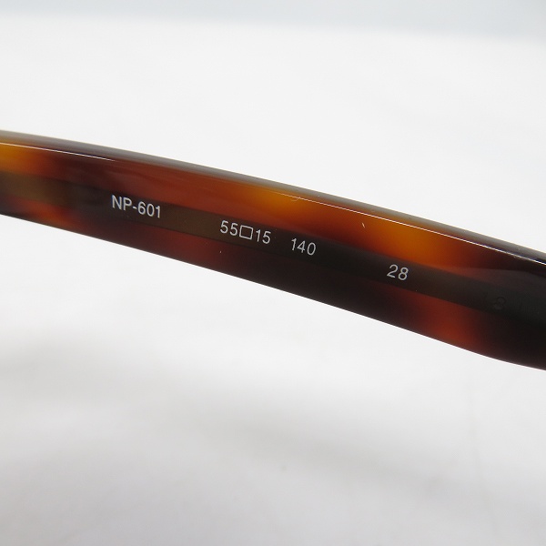 実際に弊社で買取させて頂いた999.9/フォーナインズ 度入り メガネフレーム/アイウェア NP-601の画像 3枚目