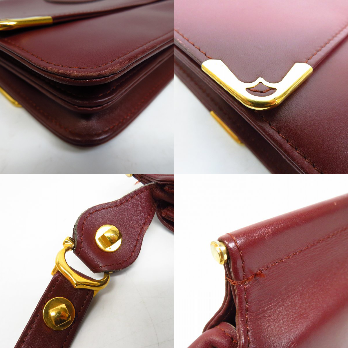 実際に弊社で買取させて頂いたCartie/ カルティエ マストライン レザー ショルダーバッグ の画像 8枚目