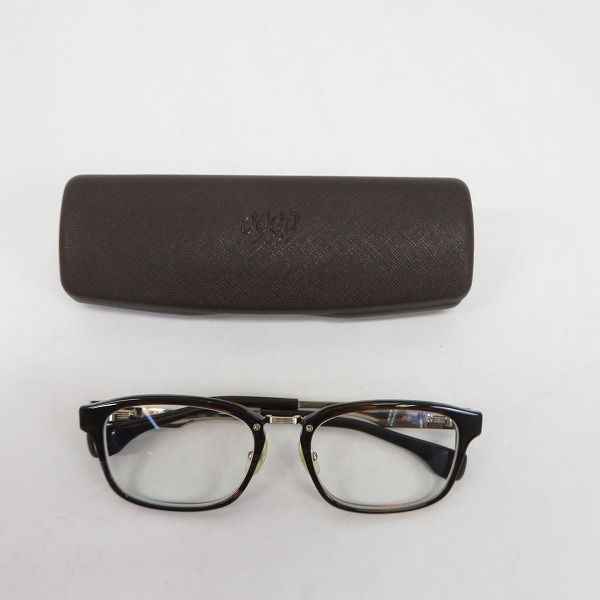 実際に弊社で買取させて頂いた999.9/フォーナインズ フルリム 眼鏡/メガネフレーム M-35 の画像 7枚目