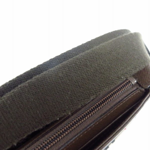 実際に弊社で買取させて頂いたBURBERRY/バーバリー ノヴァチェック ショルダーバッグ レザー切り替えの画像 7枚目