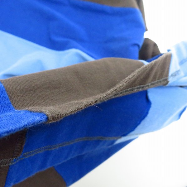 実際に弊社で買取させて頂いたMARNI/マルニ 18SS パネル切替 パッチワーク 半袖Tシャツ M05GC0128/48の画像 7枚目