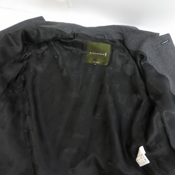 実際に弊社で買取させて頂いたMACKINTOSH/マッキントッシュ DUNKELD ダンケルド バルマカーンコート 42の画像 4枚目