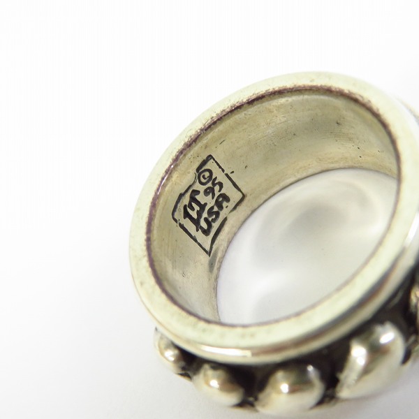 実際に弊社で買取させて頂いたLEATHERS AND TREASURES/レザーズ&トレジャーズ リボルビング ハート リング 19-19.5号の画像 3枚目