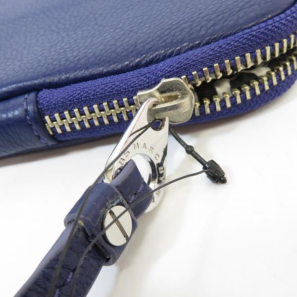 実際に弊社で買取させて頂いた【未使用】MARC BY MARC JACOBS/マークバイマークジェイコブス  レザー PC タブレットケース パープル M6134000の画像 6枚目