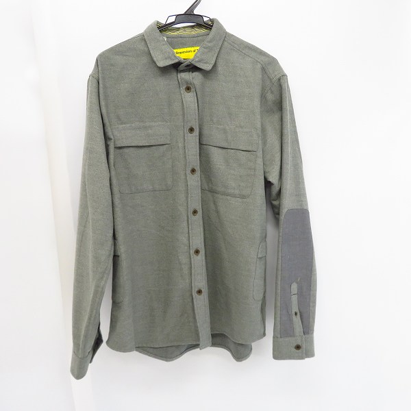 実際に弊社で買取させて頂いたDESCENDANT OF THIEVES/ディセンダント オブ シーブス 肘切替し ボタンシャツ size：XL