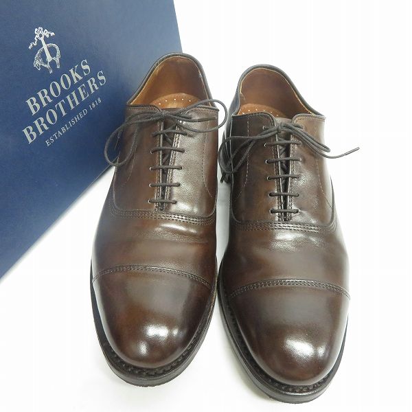 実際に弊社で買取させて頂いたBROOKS BROTHERS×Allen Edmonds/ブルックスブラザーズ×アレンエドモンズ ストレートチップ ビジネスシューズ 7.5E