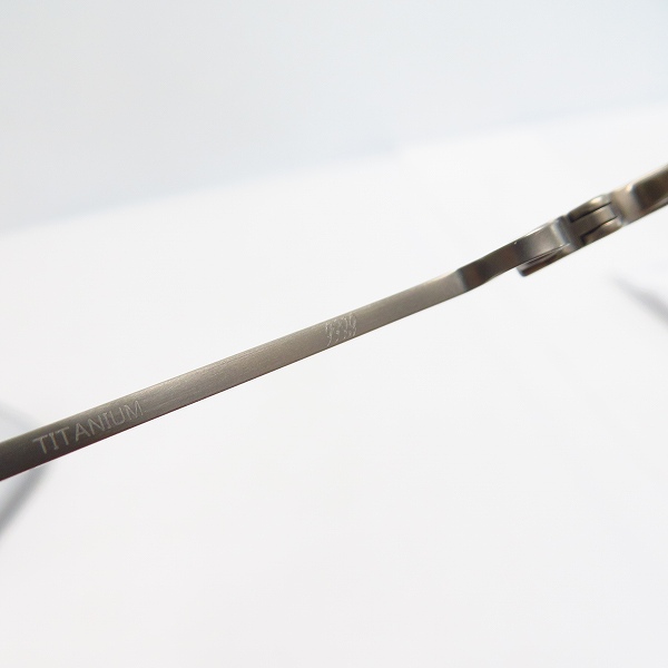 実際に弊社で買取させて頂いた999.9/フォーナインズ チタンフレーム 眼鏡/メガネ/アイウェア  S-140Tの画像 5枚目