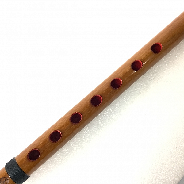 実際に弊社で買取させて頂いた篠笛 楽人 丸山 八本調子 天地巻 和楽器の画像 4枚目