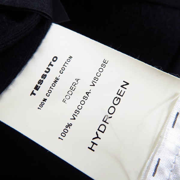 実際に弊社で買取させて頂いたHYDROGEN/ハイドロゲン スカルボタン 袖テープデザイン 2Bテーラードジャケット size：Mの画像 4枚目