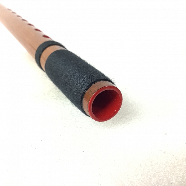 実際に弊社で買取させて頂いた篠笛 楽人 丸山 八本調子 天地巻 和楽器の画像 6枚目