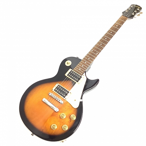 実際に弊社で買取させて頂いた★Epiphone/エピフォン Les Paul 100/レスポール Vintage Sunburst エレキギター ソフトケース付き