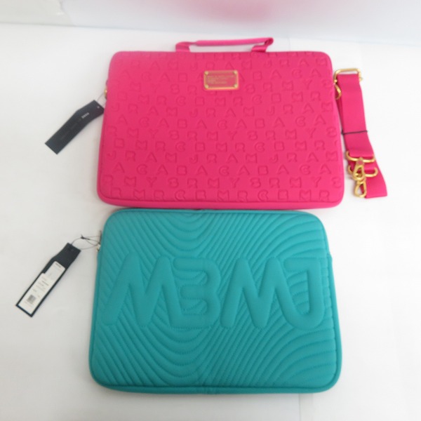 実際に弊社で買取させて頂いた【未使用】MARC BY MARC JACOBS/マークバイマークジェイコブス PCケース/ブリーフケース M6131021/M0004988 2点セット