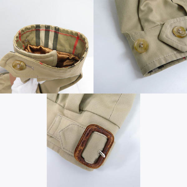 実際に弊社で買取させて頂いたBURBERRY'S/バーバリーズ ノバチェック ライナー付 ハリントンジャケット 34の画像 9枚目