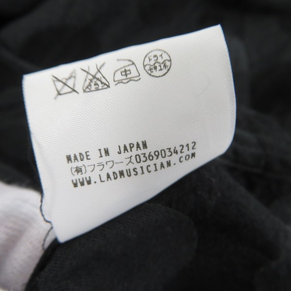 実際に弊社で買取させて頂いたLAD MUSICIAN/ラッドミュージシャン 14AW ドットシャツ 44の画像 4枚目