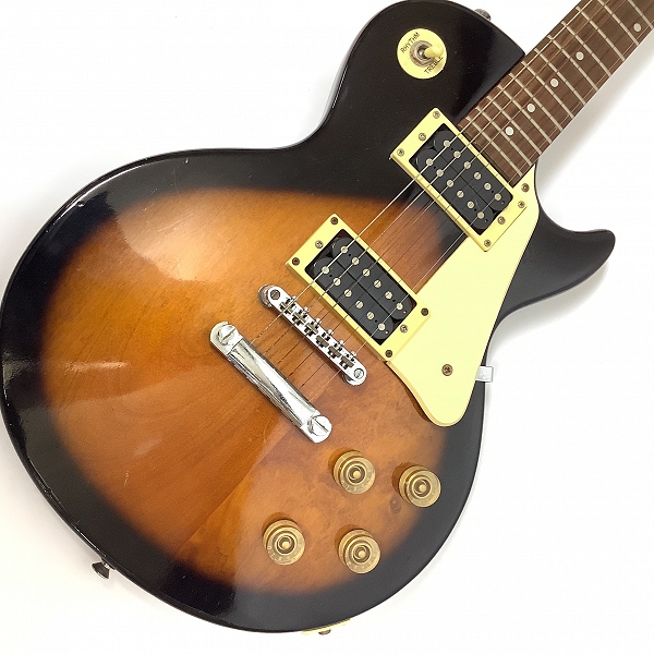 実際に弊社で買取させて頂いた★Epiphone/エピフォン Les Paul 100/レスポール Vintage Sunburst エレキギター ソフトケース付きの画像 5枚目