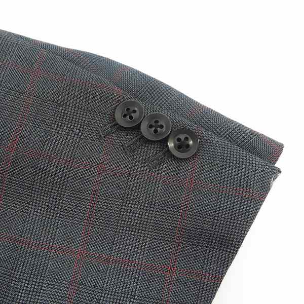 実際に弊社で買取させて頂いたLOUNGE LIZARD/ラウンジリザード チェック柄 チェスターコート 2の画像 6枚目