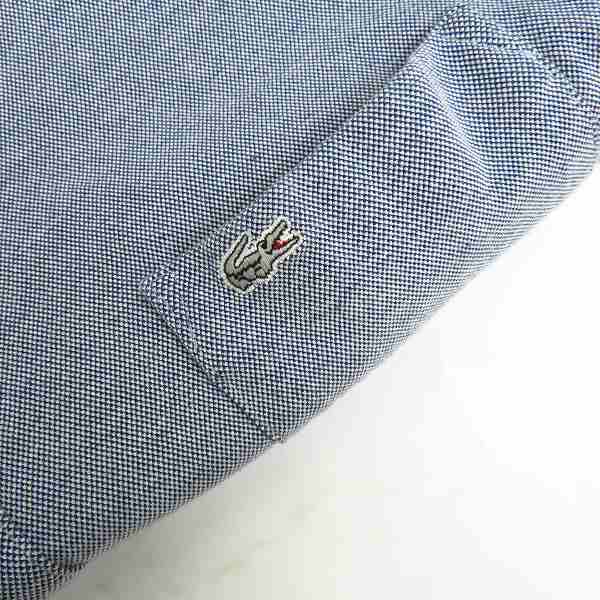 実際に弊社で買取させて頂いたLACOSTE/ラコステ 半袖 コットン ボタンダウンシャツ/XXLの画像 5枚目