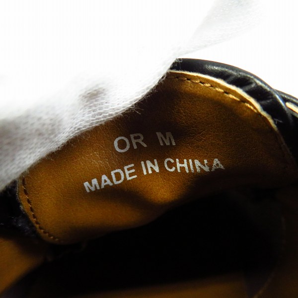 実際に弊社で買取させて頂いたHARE/ハレ シャークソールダービーシューズ ブラック/Mの画像 5枚目