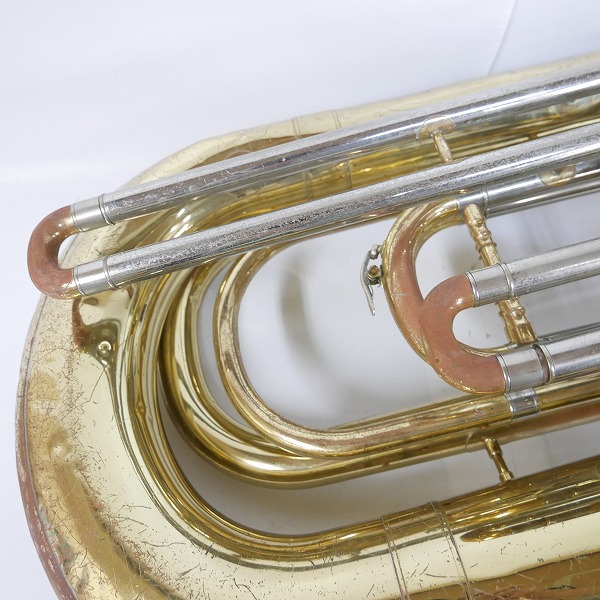 実際に弊社で買取させて頂いた★【ジャンク】YAMAHA/ヤマハ YBB321 チューバ ハードケース付の画像 5枚目