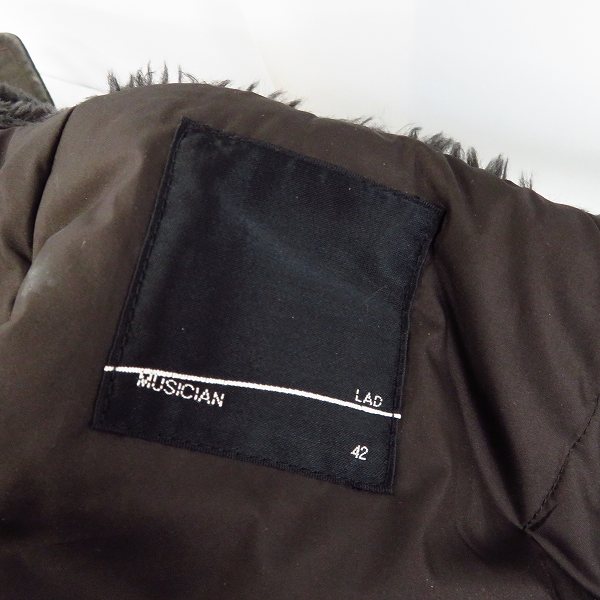 実際に弊社で買取させて頂いたLAD MUSICIAN/ラッドミュージシャン N-3B フライトジャケット 42の画像 3枚目