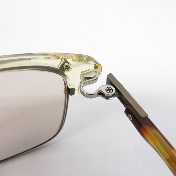 実際に弊社で買取させて頂いた999.9/フォーナインズ ミックスフレーム アイウェア/メガネフレーム M-46の画像 6枚目