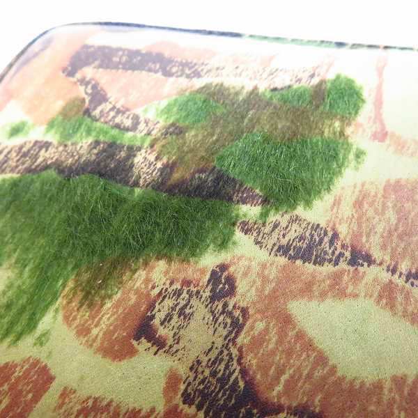 実際に弊社で買取させて頂いたJIMMY CHOO/ジミーチュウ カモフラージュ/迷彩 ハラコ ラウンドファスナー/長財布の画像 5枚目