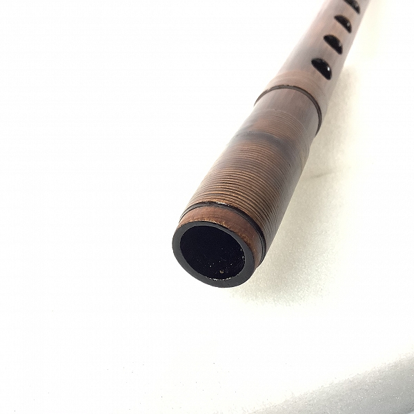 実際に弊社で買取させて頂いた篠笛 蘭照 五本調子 天地巻 和楽器の画像 6枚目