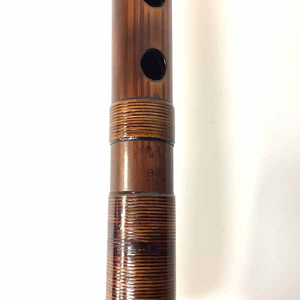 実際に弊社で買取させて頂いた篠笛 蘭照 五本調子 天地巻 和楽器の画像 1枚目