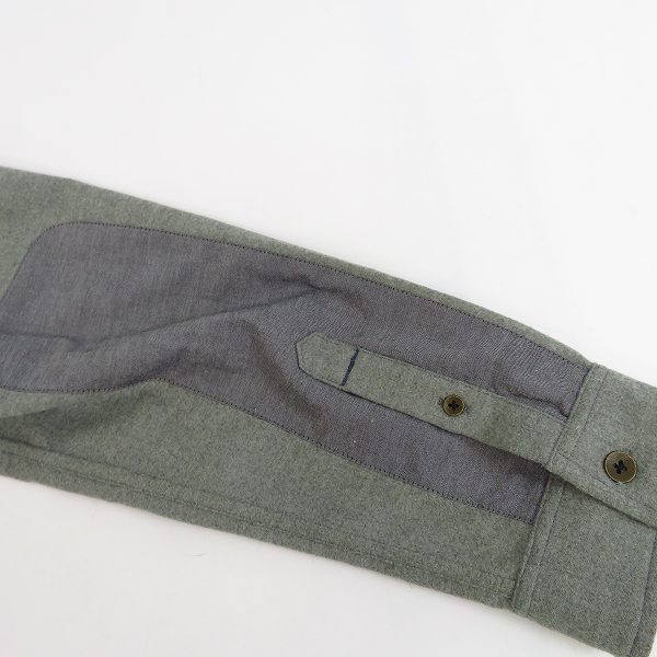 実際に弊社で買取させて頂いたDESCENDANT OF THIEVES/ディセンダント オブ シーブス 肘切替し ボタンシャツ size：XLの画像 5枚目