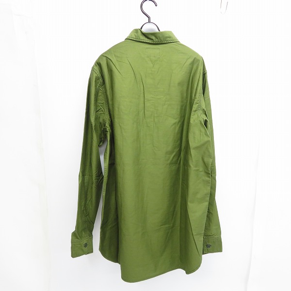 実際に弊社で買取させて頂いた【未使用】CRIMIE/クライミー JOE MILITARY プルオーバーシャツ C1H1-C1F5-SH07/XLの画像 1枚目