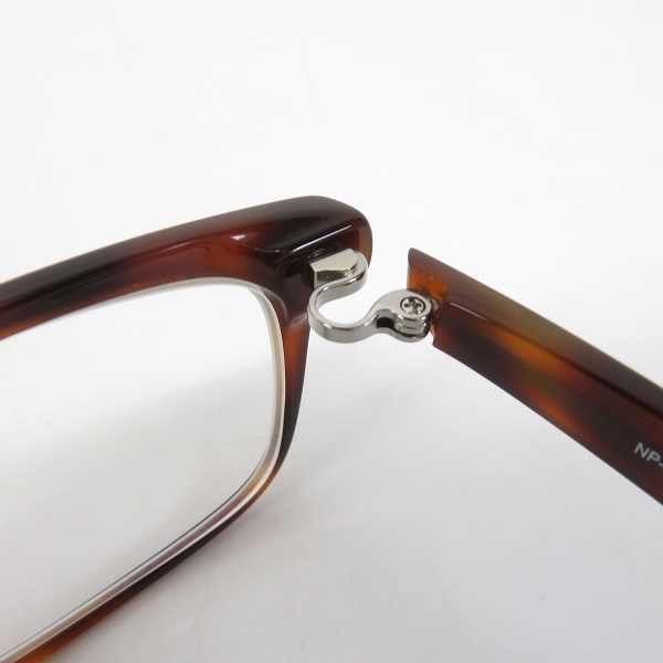 実際に弊社で買取させて頂いた999.9/フォーナインズ 度入り メガネフレーム/アイウェア NP-601の画像 6枚目