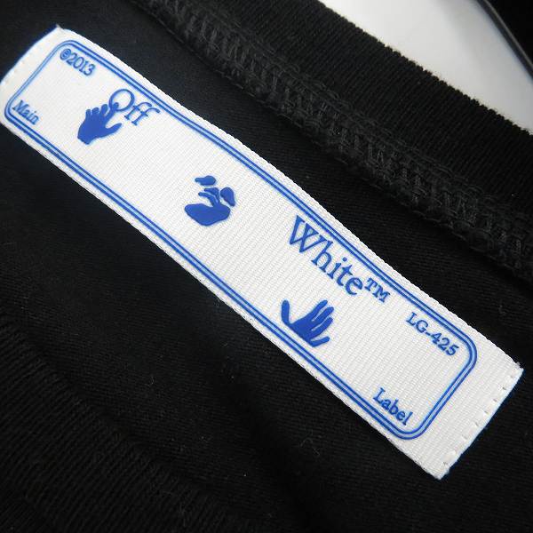 実際に弊社で買取させて頂いたOFF-WHITE/オフホワイト 20FW MARKER L/S TEE マーカーロングスリーブTシャツ OMAB001E20JER003 XLの画像 2枚目