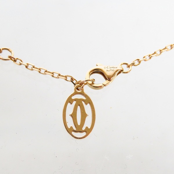 実際に弊社で買取させて頂いたCartier/カルティエ ディアマン ピンクゴールド/Au750 1Pダイヤ/SM ブレスレットの画像 4枚目