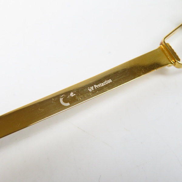 実際に弊社で買取させて頂いたJEAN PAUL GAULTIER/ジャンポール・ゴルチエ Protection サングラス/ゴールドカラー 56-5105の画像 4枚目