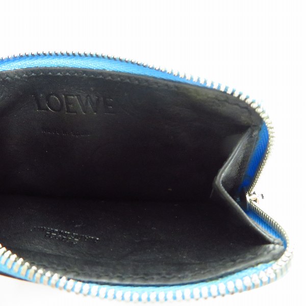 実際に弊社で買取させて頂いたLOEWE/ロエベ キーリング付きコインケース スズメパッチ付きの画像 2枚目
