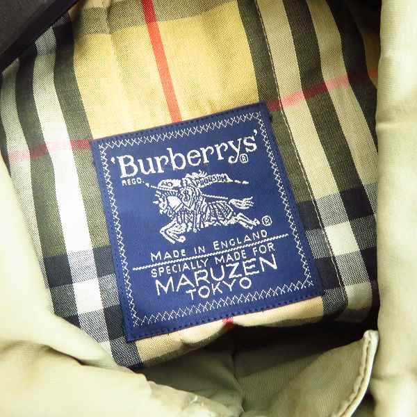 実際に弊社で買取させて頂いたBurberry’s/バーバリーズ イングランド製 中綿裏地チェック柄 ジップブルゾンの画像 2枚目