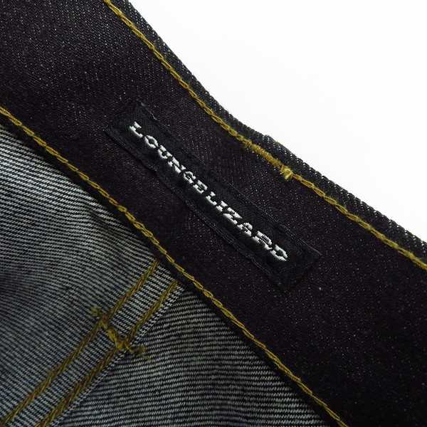 実際に弊社で買取させて頂いた【未使用】LOUNGE LIZARD/ラウンジリザード デニム パンツ インディゴ No.6616/1の画像 2枚目