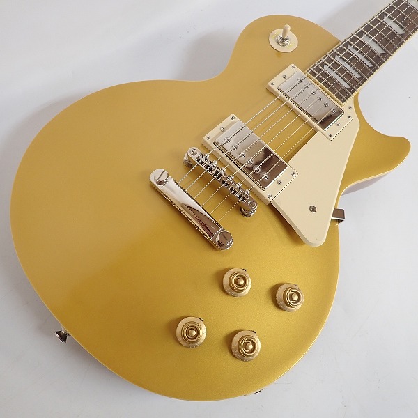 実際に弊社で買取させて頂いた★【美品】Epiphone/エピフォン Les Paul Standard Gold Top/レスポールスタンダード ゴールドトップ ソフトケース付の画像 5枚目