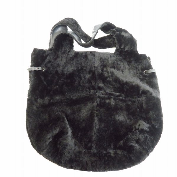 実際に弊社で買取させて頂いたGIVENCHY/ジバンシー リバーシブル トートバッグ ムートン ポーチ付き ブラック