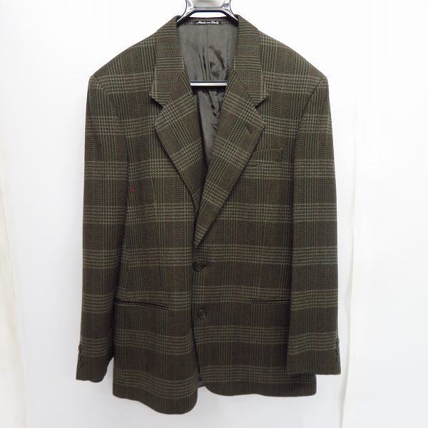 実際に弊社で買取させて頂いたGIORGIO ARMANI/ジョルジオアルマーニ 2B チェック テーラードジャケット 4567/1S/50