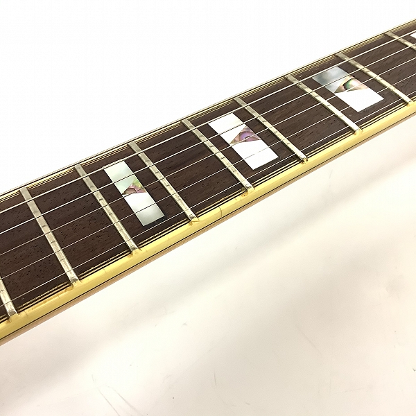 実際に弊社で買取させて頂いた★Epiphone by Gibson/エピフォン Sheraton シェラトン Wネーム セミアコ エレキギター ハードケース付きの画像 3枚目