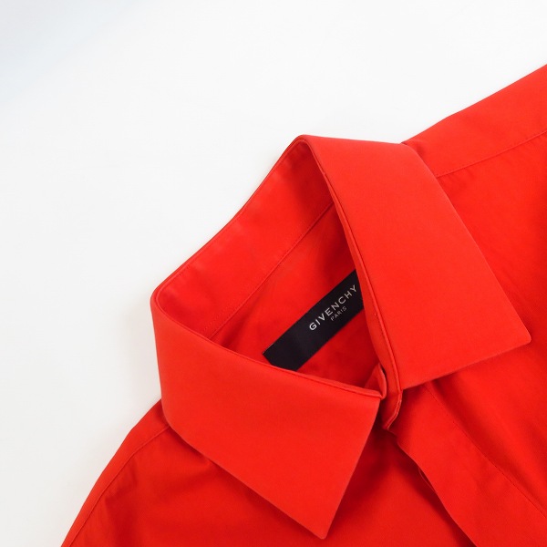 実際に弊社で買取させて頂いたGIVENCHY/ジバンシィ 比翼長袖ドレスシャツ プレーン 37の画像 6枚目