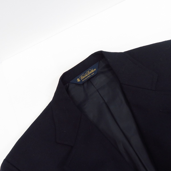 実際に弊社で買取させて頂いたBROOKS BROTHERS/ブルックスブラザーズ 3B ウール テーラードジャケット/38shtの画像 5枚目