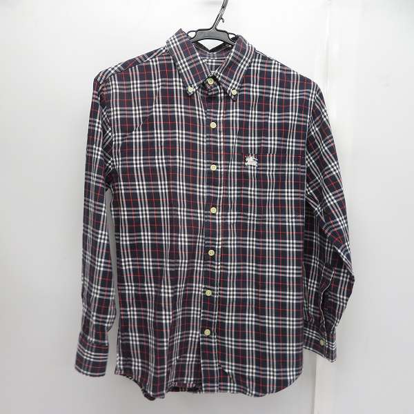 実際に弊社で買取させて頂いたBurberry's/バーバリーズ ノバチェックシャツ ネイビー 39(M)