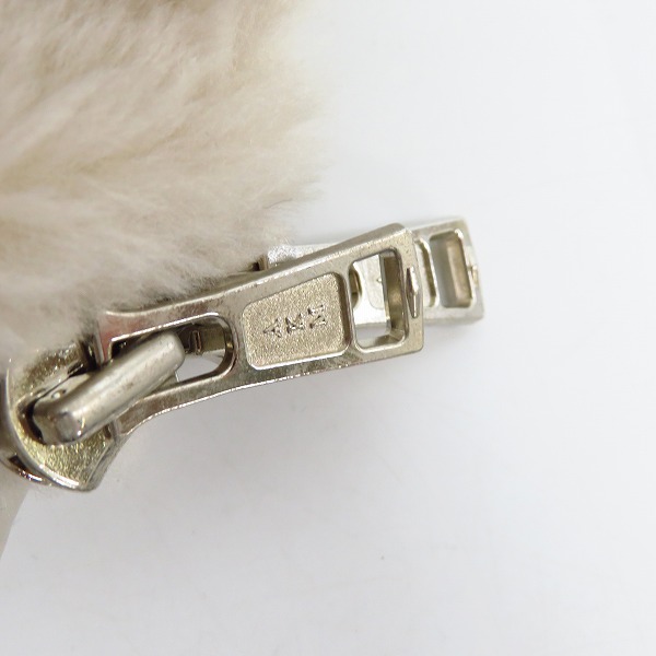 実際に弊社で買取させて頂いたAKM×EMMETI/エーケーエム×エンメティ ムートン  切替 ダウンコート/Lの画像 9枚目