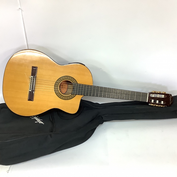 実際に弊社で買取させて頂いた★【難あり】Epiphone/エピフォン VALENCIA-CE AN ヴァレンシア エレガット ピックアップ付 クラシックギター